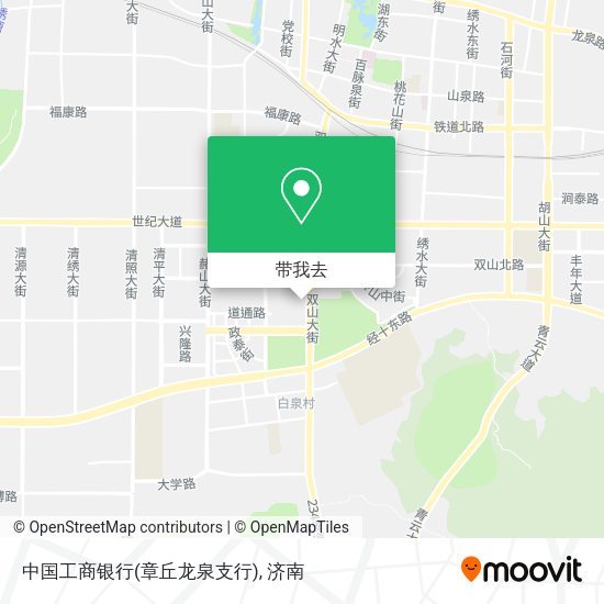 中国工商银行(章丘龙泉支行)地图