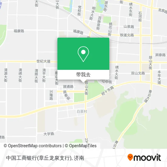 中国工商银行(章丘龙泉支行)地图