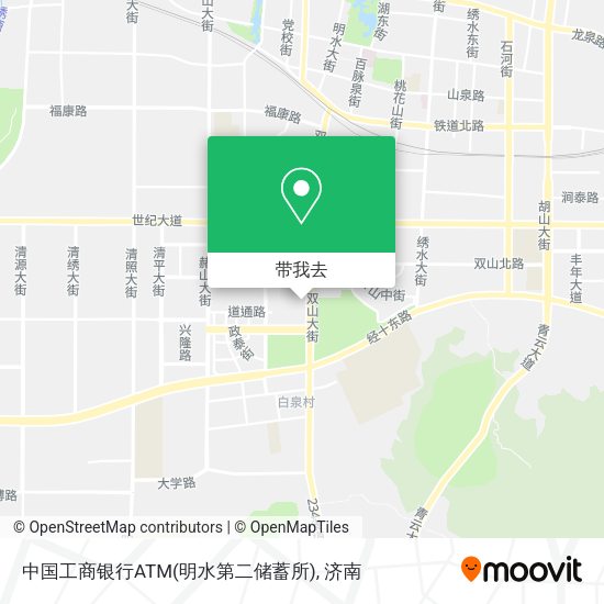 中国工商银行ATM(明水第二储蓄所)地图