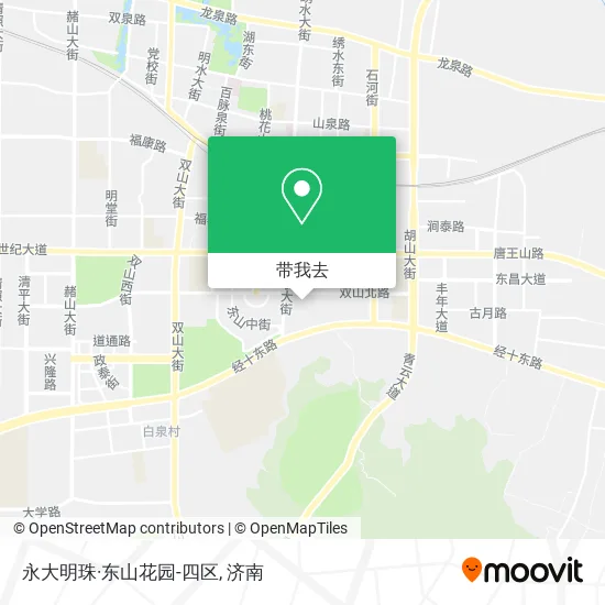 永大明珠·东山花园-四区地图