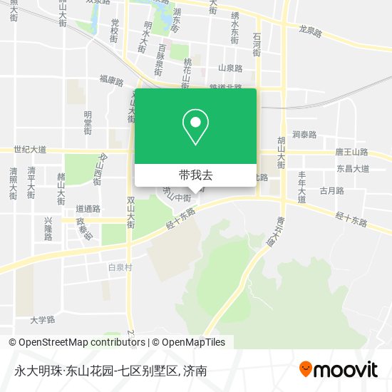 永大明珠·东山花园-七区别墅区地图