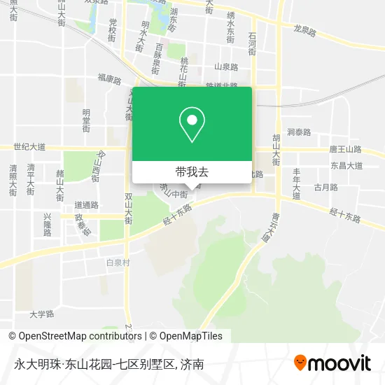 永大明珠·东山花园-七区别墅区地图