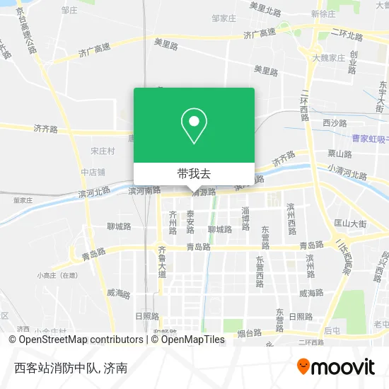 西客站消防中队地图