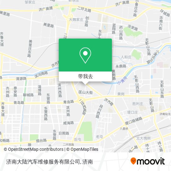 济南大陆汽车维修服务有限公司地图