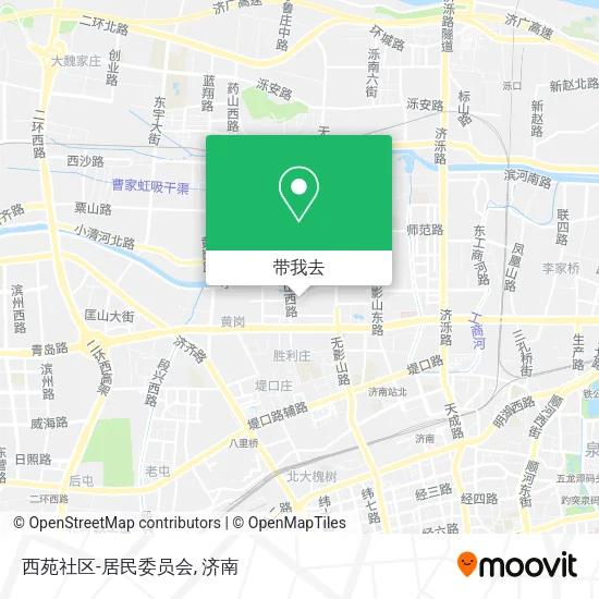西苑社区-居民委员会地图