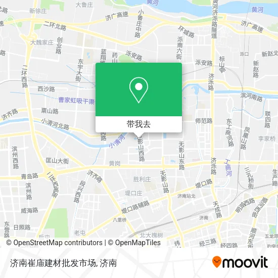 济南崔庙建材批发市场地图