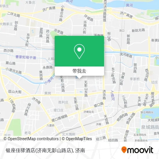银座佳驿酒店(济南无影山路店)地图