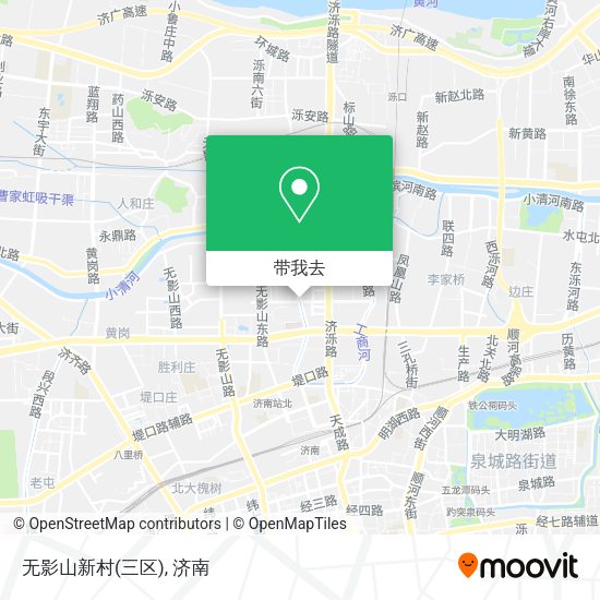 无影山新村(三区)地图