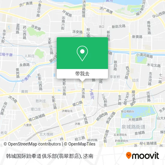 韩城国际跆拳道俱乐部(翡翠郡店)地图