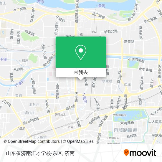 山东省济南汇才学校-东区地图