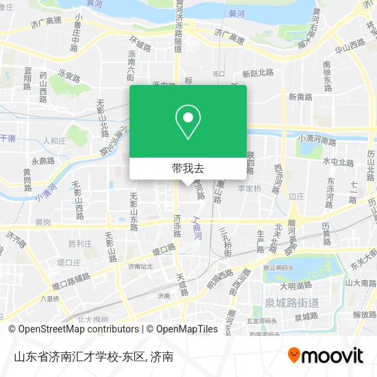 山东省济南汇才学校-东区地图