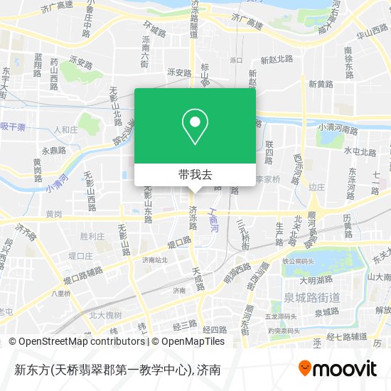 新东方(天桥翡翠郡第一教学中心)地图