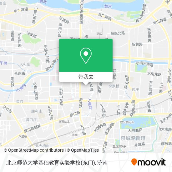 北京师范大学基础教育实验学校(东门)地图