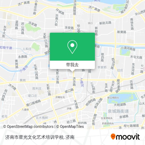 济南市星光文化艺术培训学校地图