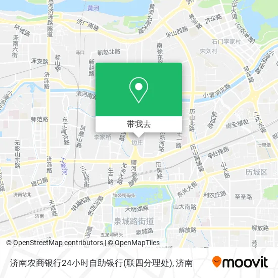 济南农商银行24小时自助银行(联四分理处)地图