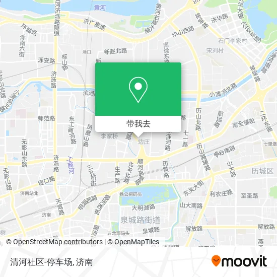 清河社区-停车场地图