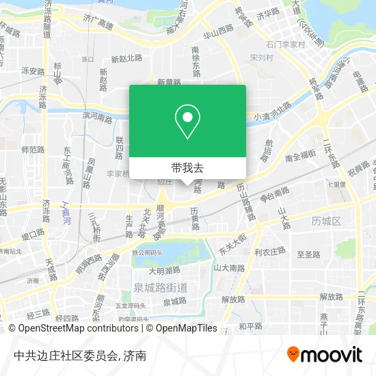 中共边庄社区委员会地图