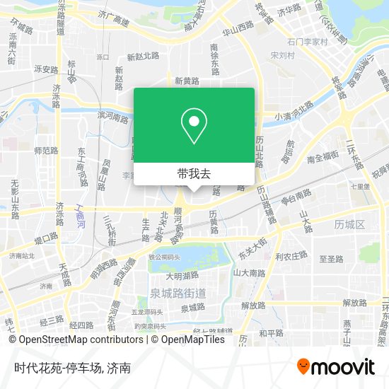 时代花苑-停车场地图