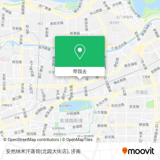 安然纳米汗蒸馆(北园大街店)地图