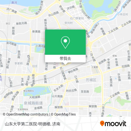 山东大学第二医院-明德楼地图