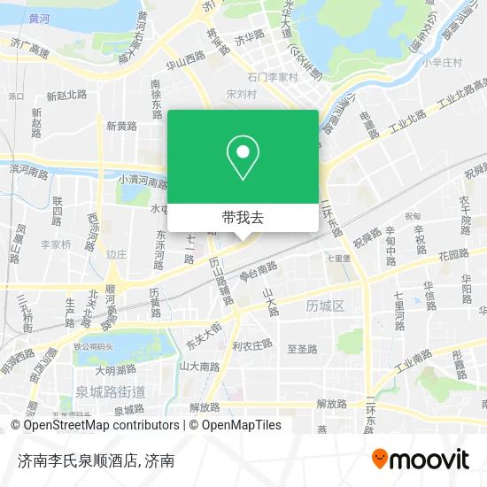济南李氏泉顺酒店地图