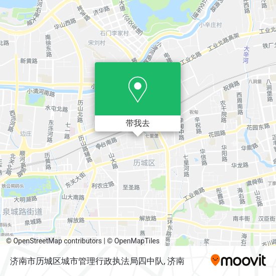 济南市历城区城市管理行政执法局四中队地图
