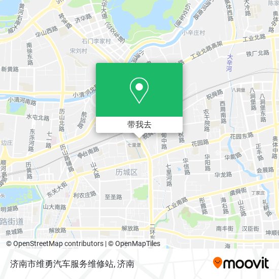 济南市维勇汽车服务维修站地图