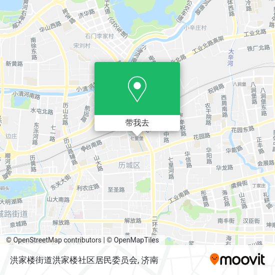 洪家楼街道洪家楼社区居民委员会地图