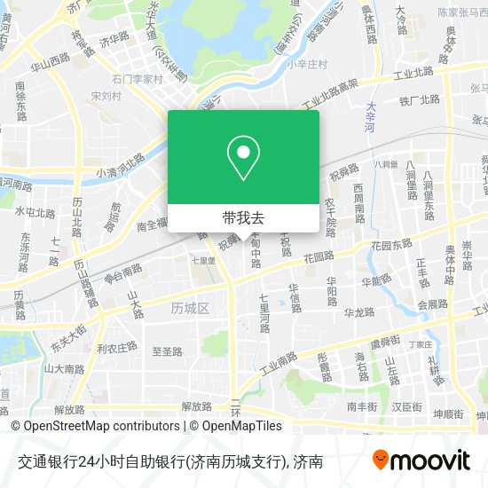 交通银行24小时自助银行(济南历城支行)地图