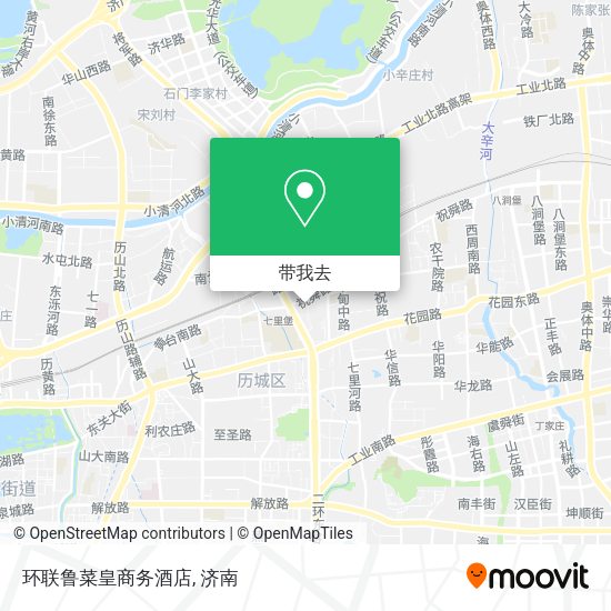 环联鲁菜皇商务酒店地图