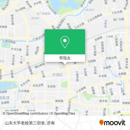 山东大学老校第三宿舍地图