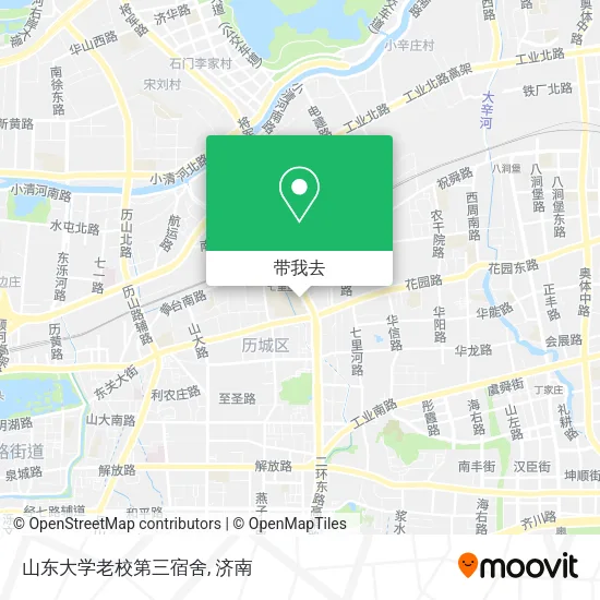 山东大学老校第三宿舍地图