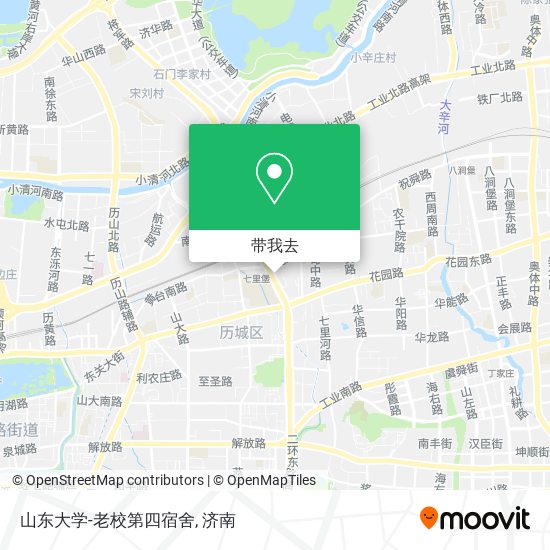 山东大学-老校第四宿舍地图