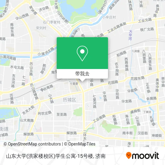 山东大学(洪家楼校区)学生公寓-15号楼地图