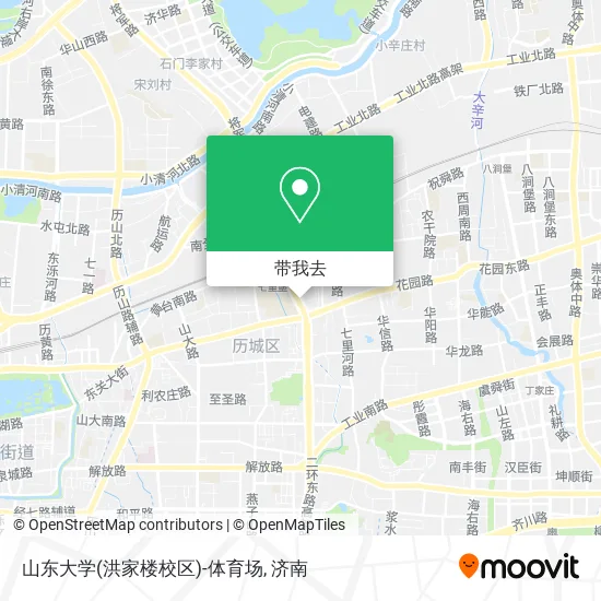 山东大学(洪家楼校区)-体育场地图