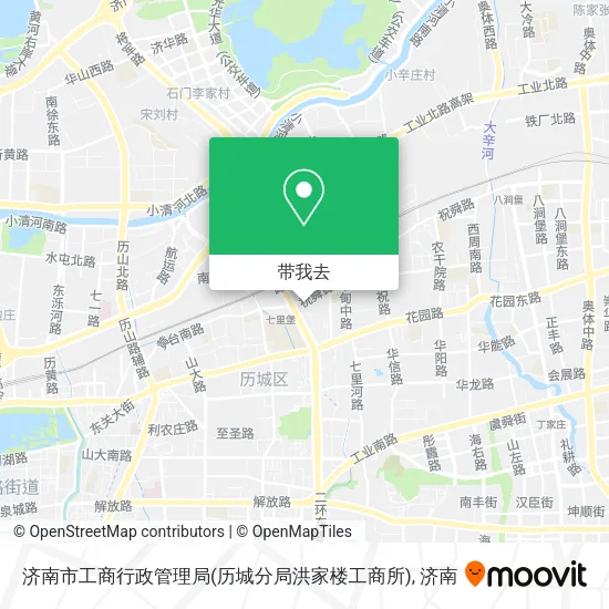 济南市工商行政管理局(历城分局洪家楼工商所)地图