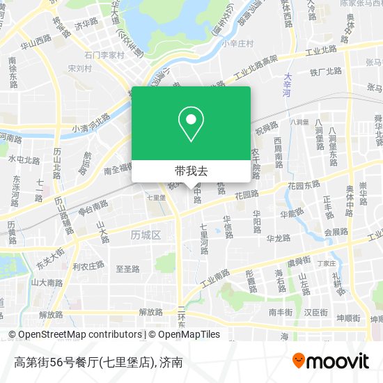 高第街56号餐厅(七里堡店)地图