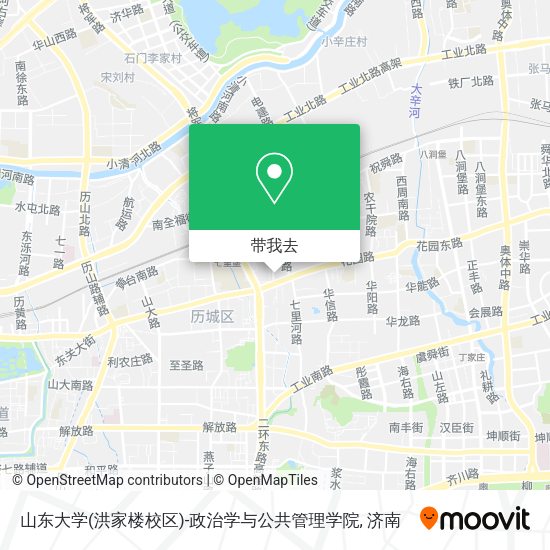 山东大学(洪家楼校区)-政治学与公共管理学院地图