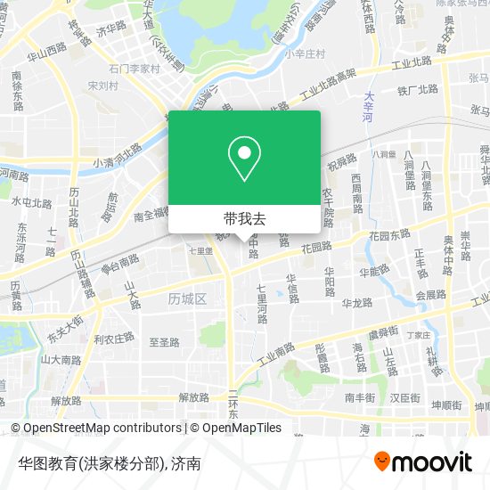 华图教育(洪家楼分部)地图