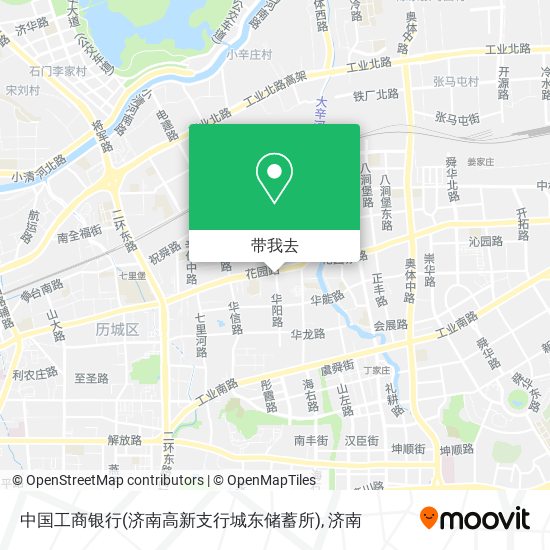中国工商银行(济南高新支行城东储蓄所)地图