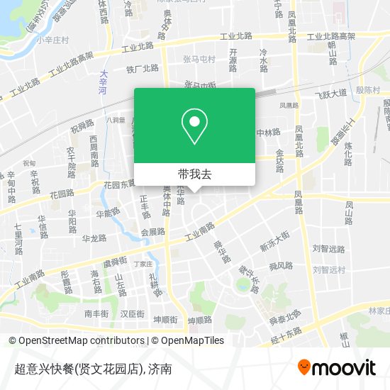 超意兴快餐(贤文花园店)地图