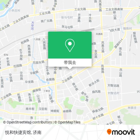 悦和快捷宾馆地图