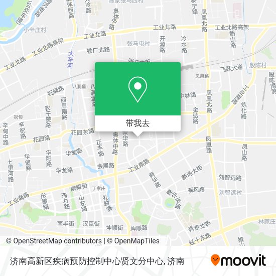 济南高新区疾病预防控制中心贤文分中心地图