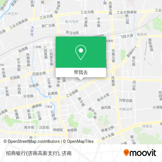 招商银行(济南高新支行)地图