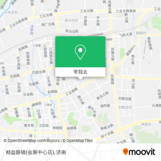 精益眼镜(会展中心店)地图