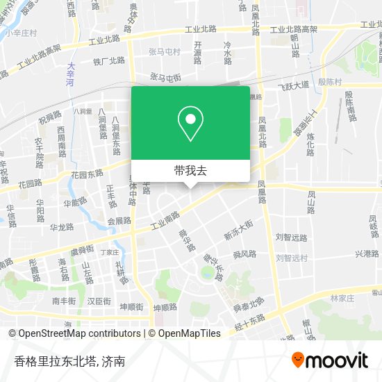 香格里拉东北塔地图