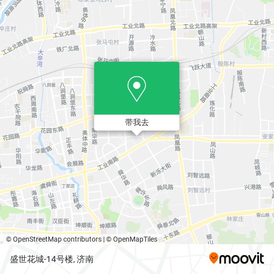 盛世花城-14号楼地图