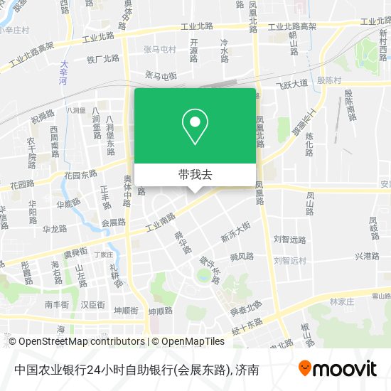 中国农业银行24小时自助银行(会展东路)地图