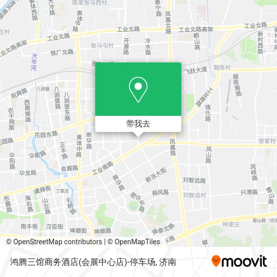 鸿腾三馆商务酒店(会展中心店)-停车场地图