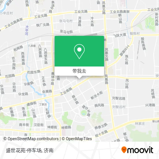 盛世花苑-停车场地图